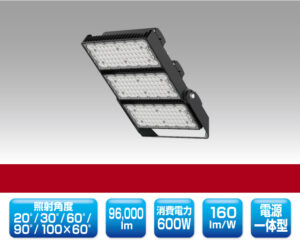 スポーツ施設向けLED投光器