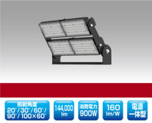 スポーツ施設向けLED投光器