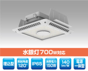 キャノピー灯型LED照明（直付型）