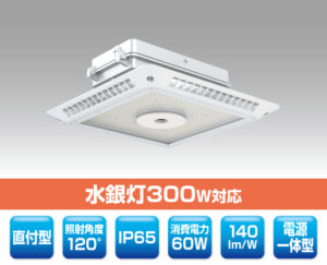 キャノピー灯型LED照明（直付型）