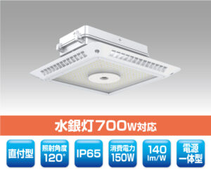 キャノピー灯型LED照明（直付型）