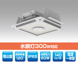 キャノピー灯型LED照明（直付型）